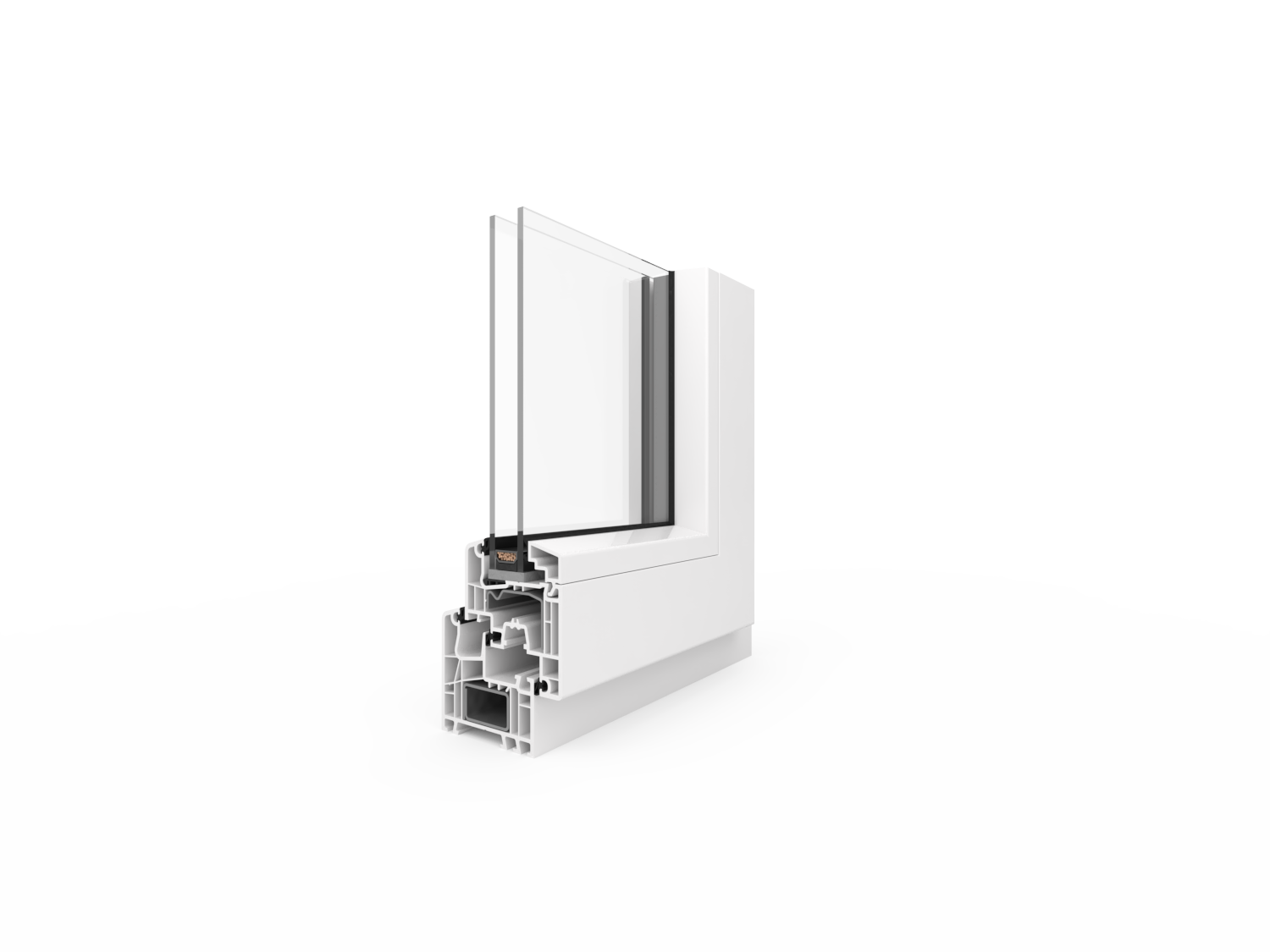 Aluplast IDEAL 5000 &mdash; dvokrilno okno